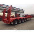 Heavy Duty Lowbed Semi Trailer 4 Axles Lowbed Semi Trailer Supplier